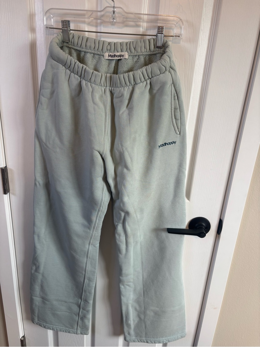 MadHappy Sage Green Fleece Sweatpants